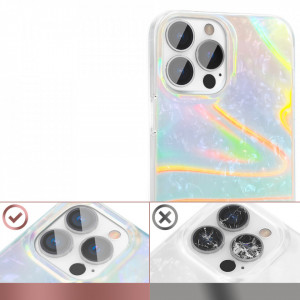 Гръб KINGXBAR Shell - iPhone 13 Pro бял - Img 3