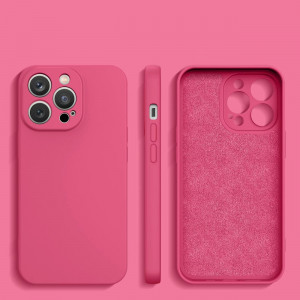 Гръб Silicone - iPhone 14 Plus циклама - Img 2
