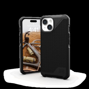 Гръб UAG Metropolis LT MagSafe - iPhone 15 черен кевлар - Img 3