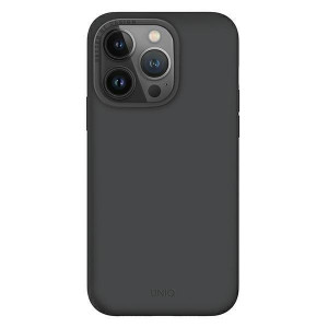 Гръб UNIQ Lino Hue Magclick - iPhone 14 Pro Max сив въглен - Img 2