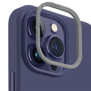 Гръб UNIQ Lino - iPhone 14 Pro Max лилава смокиня - Img 6