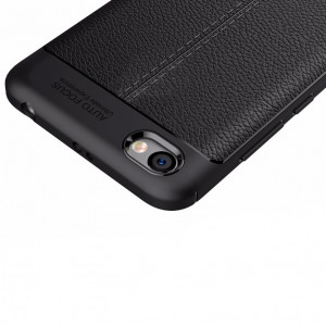 Гъвкав гръб Litchi дизайн - Xiaomi Redmi 5A син - Img 3