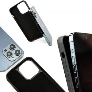 Дървен гръб BEWOOD Traveler Merbau - iPhone 15 Plus кафяв - Img 5