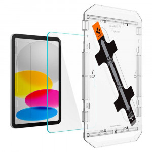 Закален стъклен протектор с инструмент за поставяне SPIGEN Glas Tr Ez Fit - iPad 10.9" 2022 прозрачен - Img 3