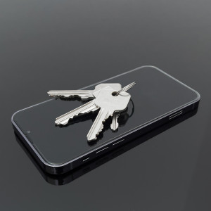 Закален стъклен протектор WOZINSKY с филтър за поверителност - iPhone 15 с черна рамка - Img 5