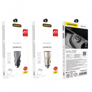 Зарядно за кола DUDAO 3.1A 2x USB Type A (R5) сиво - Img 13