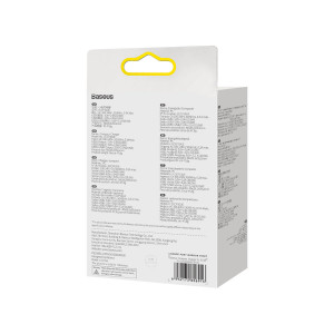 Зарядно за стена BASEUS 10.5W 2x USB Type A бяло - Img 11