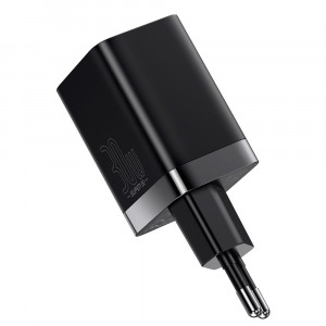 Зарядно за стена BASEUS Super Pro 30W USB Type A / USB Type C PD QC (CCSUPP-E01) черно - Img 3
