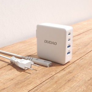 Зарядно за стена DUDAO GaN 100W 2x USB Type A / 2x USB Type C бяло - Img 10