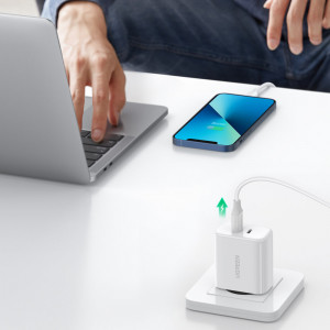 Зарядно за стена UGREEN 40W 2x USB Type C PD (10343) бяло - Img 4