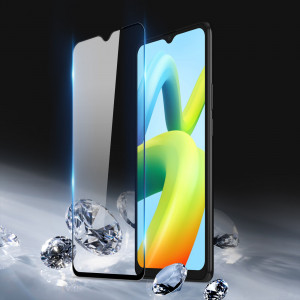Извит закален стъклен протектор DUX DUCIS - Xiaomi Redmi A1 / A1+ / A2 / A2+ с черна рамка - Img 4