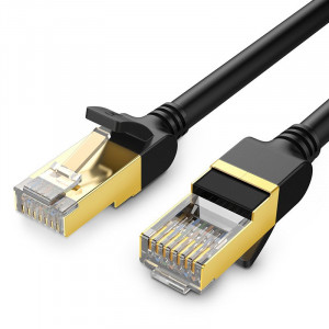 Интернет кабел UGREEN RJ45 Cat.7 STP LAN 10Gb/s 2m черен (11269) - Img 3