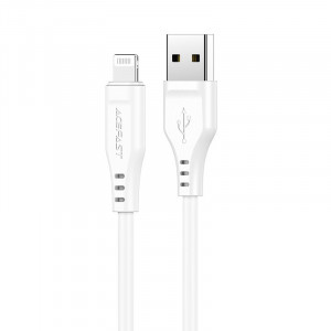 Кабел за зареждане и данни ACEFAST USB Type A към Lightning MFi 2.4A 1.2m (C3-02) бял - Img 1