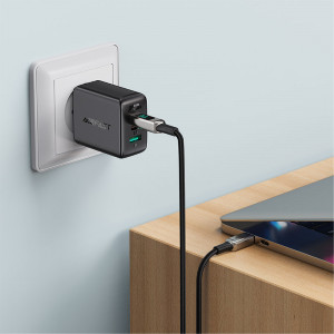 Кабел за зареждане и данни ACEFAST USB Type C към Lightning MFi 30W 3A 1.2m (C6-01) черен - Img 6