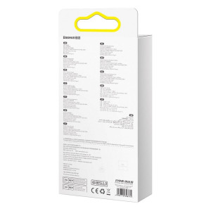 Кабел за зареждане и данни BASEUS Flash II USB Type C / USB Type A към Lightning / USB Type C / micro USB 100W 1.5m (CASS030201) черен - Img 15