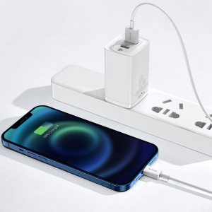 Кабел за зареждане и данни BASEUS Superior USB Type A към Lightning 2.4A 1m бял (CALYS-A02) - Img 9