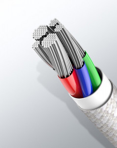 Кабел за зареждане и данни BASEUS USB Type C към Lightning с бързо зареждане Power Delivery 20 W 2m черен (CATLGD-A01) - Img 18