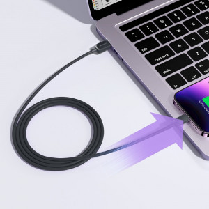 Кабел за зареждане и данни JOYROOM USB Type A към Lightning 2.4A 2m S-AL012A14 черен - Img 6