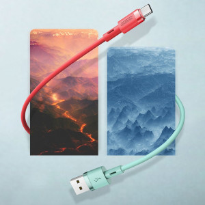 Кабел за зареждане и данни JOYROOM USB Type A към USB Type C 2.4A 1.2m (S-1224N2 бял) - Img 5