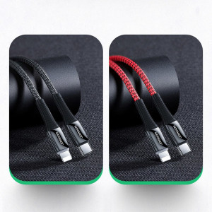 Кабел за зареждане и данни JOYROOM USB Type C към Lightning с бързо зареждане 1.2m (S-1224K2) червен - Img 12