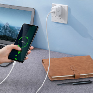 Кабел за зареждане и данни UGREEN US289 USB Type A към micro USB 2m бял - Img 3