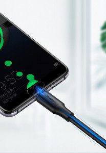 Кабел за зареждане и данни UGREEN USB Type A към USB Type C 480Mb/s 3A 1.5 m черен (US287 60117) - Img 14