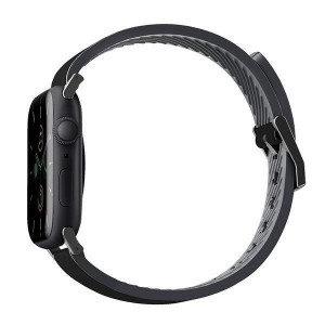 Каишка от еко кожа UNIQ Straden - Apple Watch 44mm SE / 44mm Series 6 / 44mm Series 5 / 44mm Series 4 каишка черен - Img 2