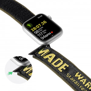 Каишка Dux Ducis Outdoor - Apple Watch Ultra 49mm / Ultra 2 49mm / 45mm Series 9 / 45mm Series 8 / 45mm Series 7 / 44mm SЕ (2nd gen) / 44mm SE / 44mm Series 6 / 44mm Series 5 / 44mm Series 4 / 42mm Series 3 / 42mm Series 2 зелен - Img 9