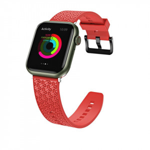 Каишка Y - Apple Watch 7 / SE (41 / 40 / 38mm) червен - Img 5