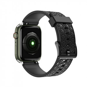 Каишка Y - Apple Watch 7 / SE (41 / 40 / 38mm) черен - Img 2