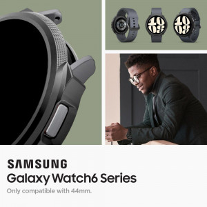 Калъф за корпус SPIGEN Liquid Air - Samsung Galaxy Watch6 44mm черен мат - Img 9