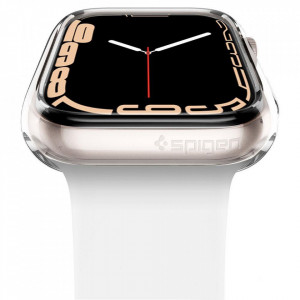 Калъф за корпус SPIGEN Liquid Crystal - Apple Watch 41mm Series 7 / 40mm SE / 40mm Series 6 / 40mm Series 5 / 40mm Series 4 кристален - Img 6
