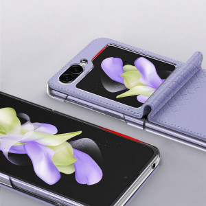 Калъф от еко кожа DUX DUCIS Bril - Samsung Galaxy Z Flip4 лилав - Img 11