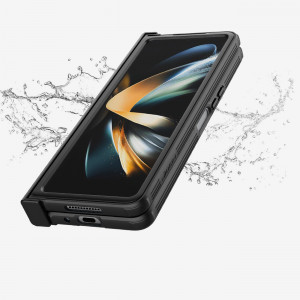 Калъф с подвижно покритие за камерата NILLKIN CamShield Pro - Samsung Galaxy Z Fold4 син - Img 14