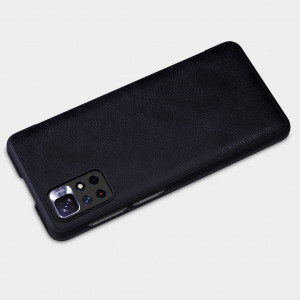 Калъф тип книга от еко кожа NILLKIN Qin - Xiaomi Poco M4 Pro 5G / Redmi Note 11S 5G / 11T 5G черен - Img 18