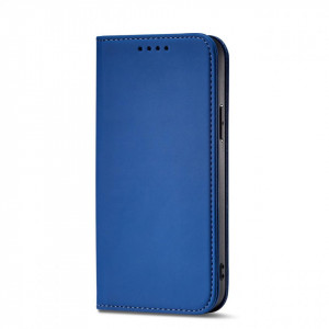 Калъф тип книга с външен джоб Magnet Card - iPhone 13 Pro син - Img 9