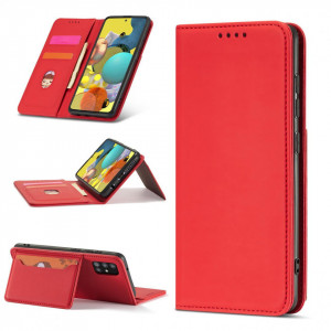 Калъф тип книга с външен джоб Magnet Card - Samsung Galaxy A04s / A13 5G червен - Img 3