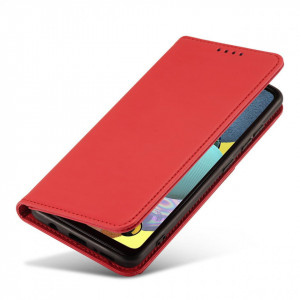 Калъф тип книга с външен джоб Magnet Card - Samsung Galaxy A04s / A13 5G червен - Img 8