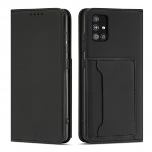 Калъф тип книга с външен джоб Magnet Card - Samsung Galaxy A13 5G черен - Img 1
