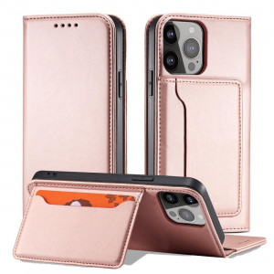 Калъф тип книга с външен джоб Magnet Card - Samsung Galaxy S23+ розов - Img 5