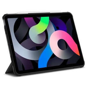 Калъф тип книга с място за стилус и подсилени ръбове SPIGEN Ultra Hybrid Pro - iPad Air 10.9" (4th gen 2020) / (5th gen 2022) черен - Img 10