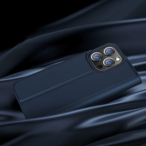 Калъф тип книга DUX DUCIS Skin Pro - iPhone 13 Pro син - Img 11