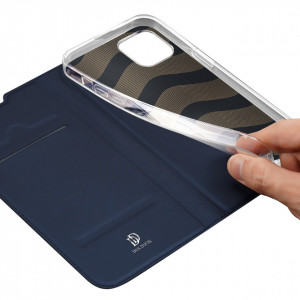 Калъф тип книга DUX DUCIS Skin Pro - iPhone 14 Plus син - Img 7