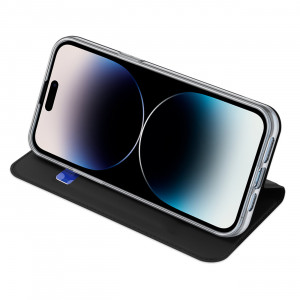 Калъф тип книга DUX DUCIS Skin Pro - iPhone 15 Pro Max черен - Img 5