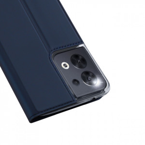 Калъф тип книга DUX DUCIS Skin Pro - OPPO Reno8 син - Img 3
