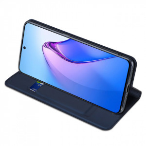 Калъф тип книга DUX DUCIS Skin Pro - OPPO Reno8 Pro син - Img 5