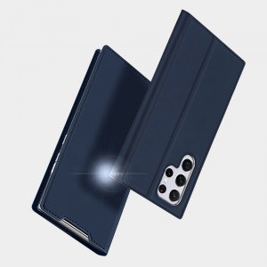Калъф тип книга DUX DUCIS Skin Pro - Samsung Galaxy S22 Ultra златист - Img 16