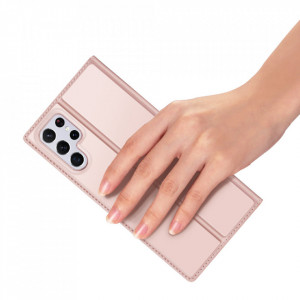Калъф тип книга DUX DUCIS Skin Pro - Samsung Galaxy S22 Ultra розов - Img 7