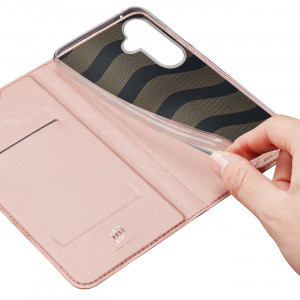 Калъф тип книга DUX DUCIS Skin Pro - Samsung Galaxy S23 FE розов - Img 8