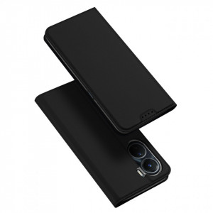 Калъф тип книга DUX DUCIS Skin Pro - Vivo Y16 / Y02s черен - Img 1